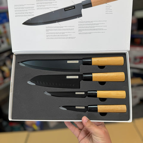 4 Piece Japanese Knives Set